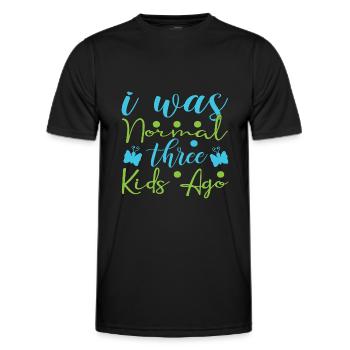 mummy - Men's Functional T-Shirt - black - Front - AI Model Male 178 dark (178cm)