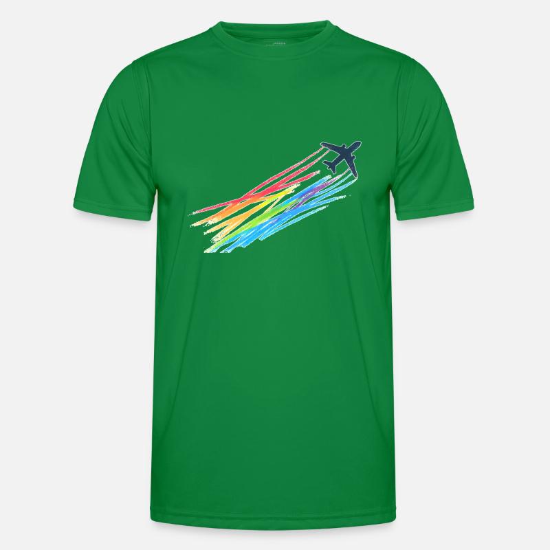 Rainbow Machine Männer Funktions-T-Shirt