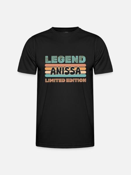 Gift for Anissa - Men's Functional T-Shirt - black