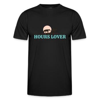 Pferdefreunde - Reiten - Reiter - Männer Funktions-T-Shirt - Schwarz - Vorne - AI Model Male 178 dark (178cm)