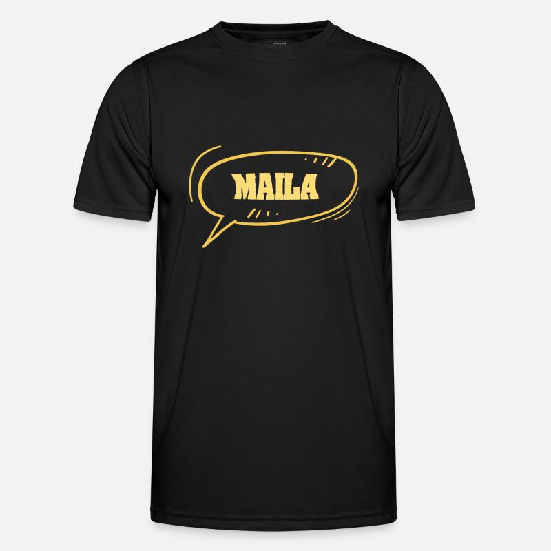 First name Maila - Men's Functional T-Shirt - black