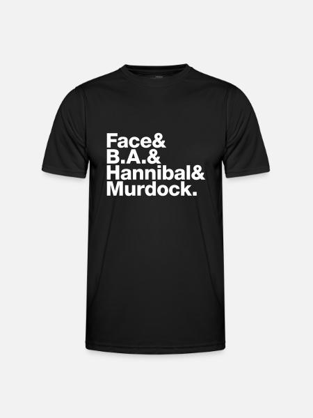 A-Team Names - Men's Functional T-Shirt - black