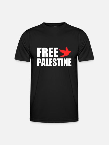 Free palestine - Men's Functional T-Shirt - black