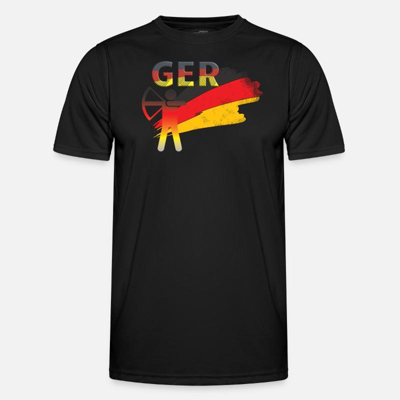 deutschland Bogen Männer Funktions-T-Shirt