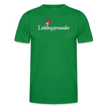 Geschenkidee Freundin schwester - Männer Funktions-T-Shirt - Kelly Green - Vorne - AI Model Male 178 dark (178cm)