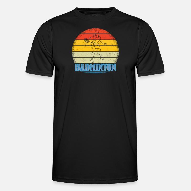 Badminton Spieler Geschenkidee Design Männer Funktions-T-Shirt