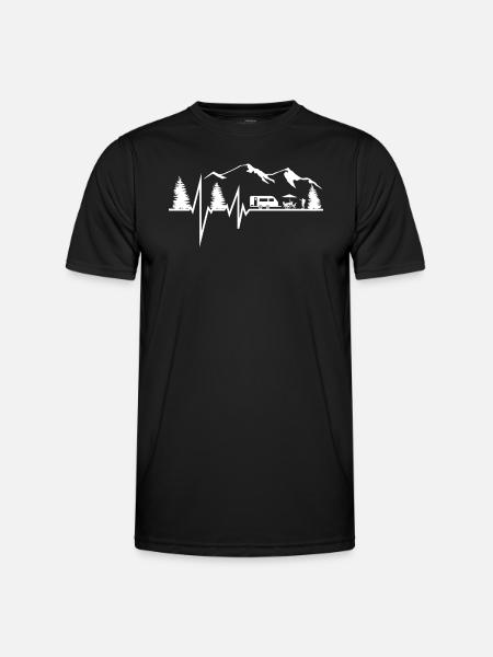 Camper Gift Idea Camping - T-shirt sport Homme - noir
