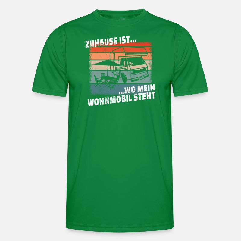 Camper Gift Idea Camping Men's Functional T-Shirt