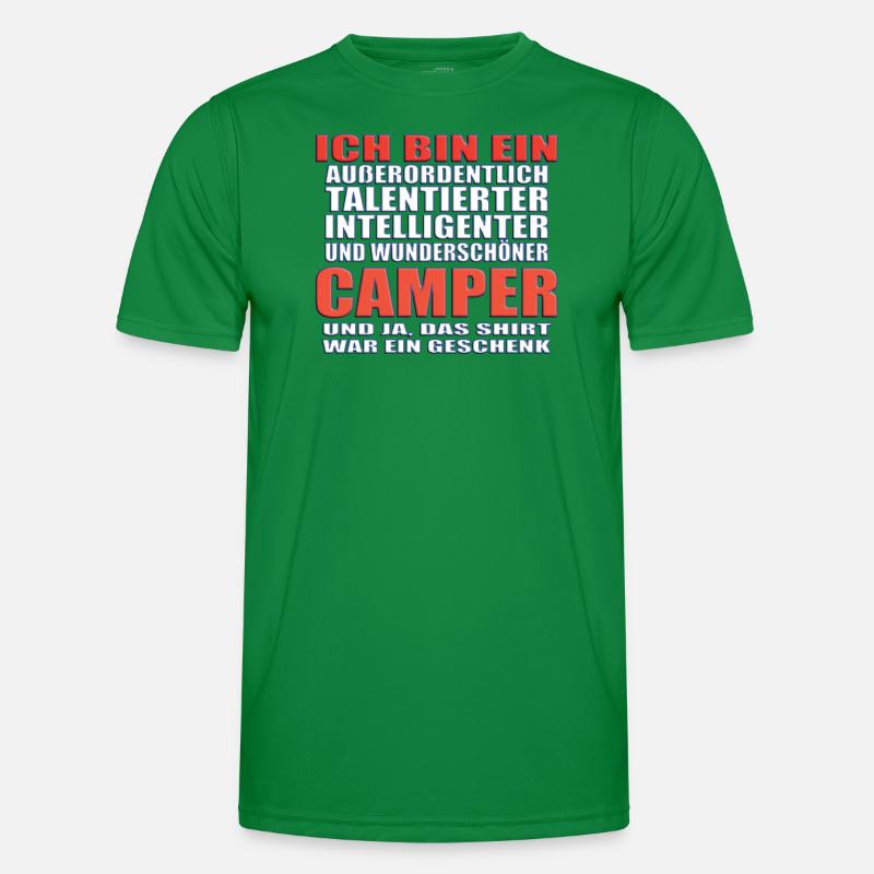 Camper Geschenkidee Camping Männer Funktions-T-Shirt