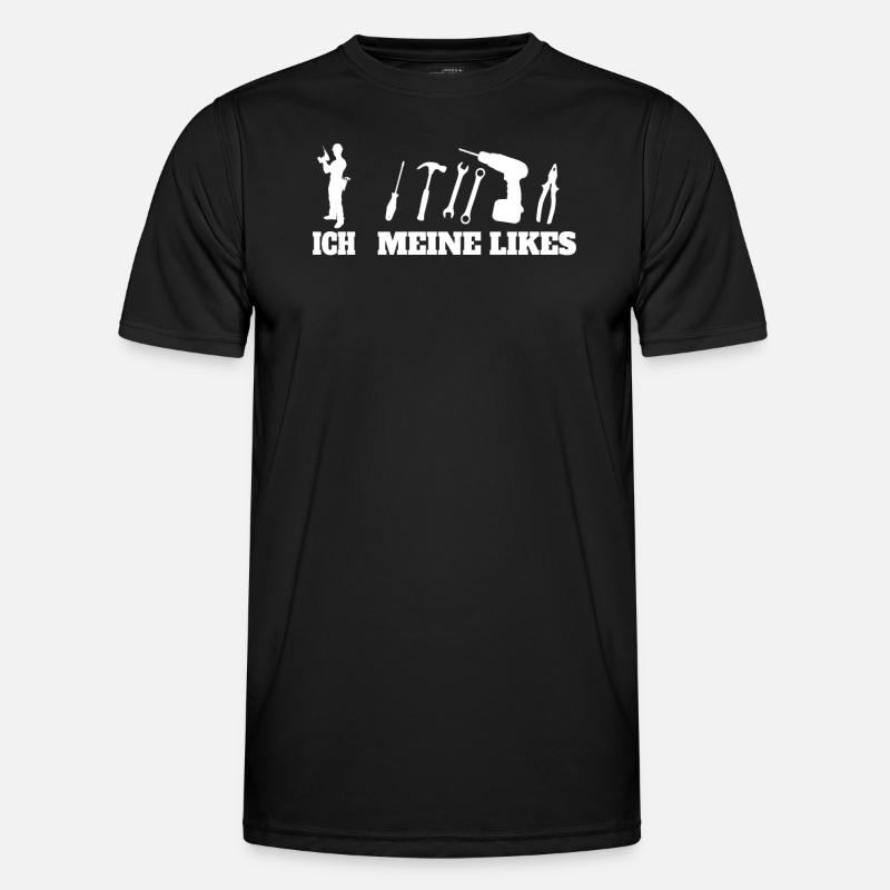 Heimwerker Geschenkidee Handwerker - Männer Funktions-T-Shirt - Schwarz
