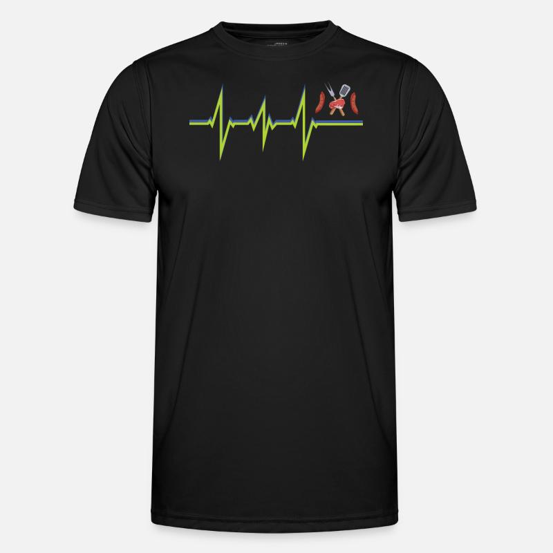 Barbecuing and Camper Gift Idea Men's Functional T-Shirt