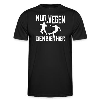 Fußballzubehör Geschenkidee Fußballfan - Männer Funktions-T-Shirt - Schwarz - Vorne - AI Model Male 178 dark (178cm)