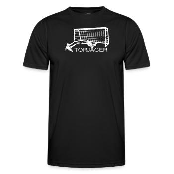 Fußballzubehör Geschenkidee Fußballfan - Männer Funktions-T-Shirt - Schwarz - Vorne - AI Model Male 178 dark (178cm)
