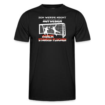 Fußballzubehör Geschenkidee Fußballfan - Männer Funktions-T-Shirt - Schwarz - Vorne - AI Model Male 178 dark (178cm)