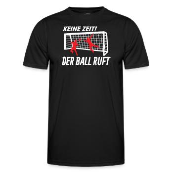 Fußballzubehör Geschenkidee Fußballfan - Männer Funktions-T-Shirt - Schwarz - Vorne - AI Model Male 178 dark (178cm)