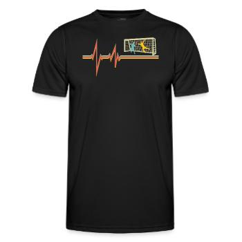 Fußballzubehör Geschenkidee Fußballfan - Männer Funktions-T-Shirt - Schwarz - Vorne - AI Model Male 178 dark (178cm)