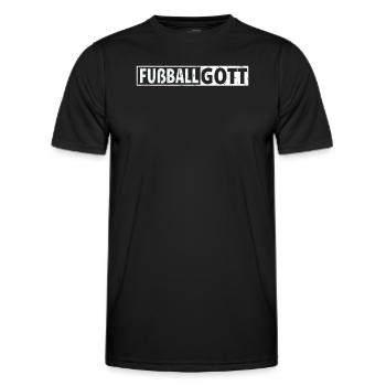 Fußballzubehör Geschenkidee Fußballfan - Männer Funktions-T-Shirt - Schwarz - Vorne - AI Model Male 178 dark (178cm)
