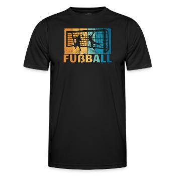 Fußballzubehör Geschenkidee Fußballfan - Männer Funktions-T-Shirt - Schwarz - Vorne - AI Model Male 178 dark (178cm)