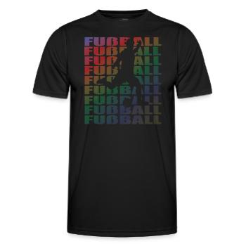 Fußballzubehör Geschenkidee Fußballfan - Männer Funktions-T-Shirt - Schwarz - Vorne - AI Model Male 178 dark (178cm)