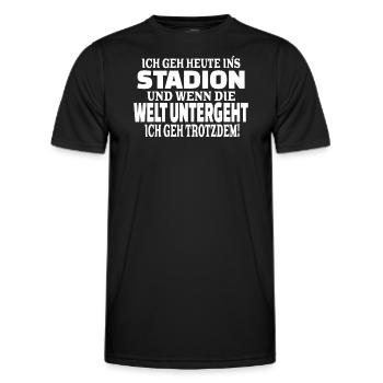Fußballzubehör Geschenkidee Fußballfan - Männer Funktions-T-Shirt - Schwarz - Vorne - AI Model Male 178 dark (178cm)