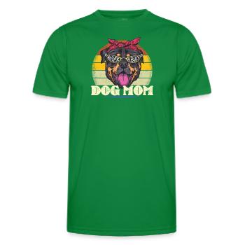 Accessoires pour chiens Rottweiler Propriétaires de chiens - T-shirt sport Homme - vert - Devant - AI Model Male 178 dark (178cm)