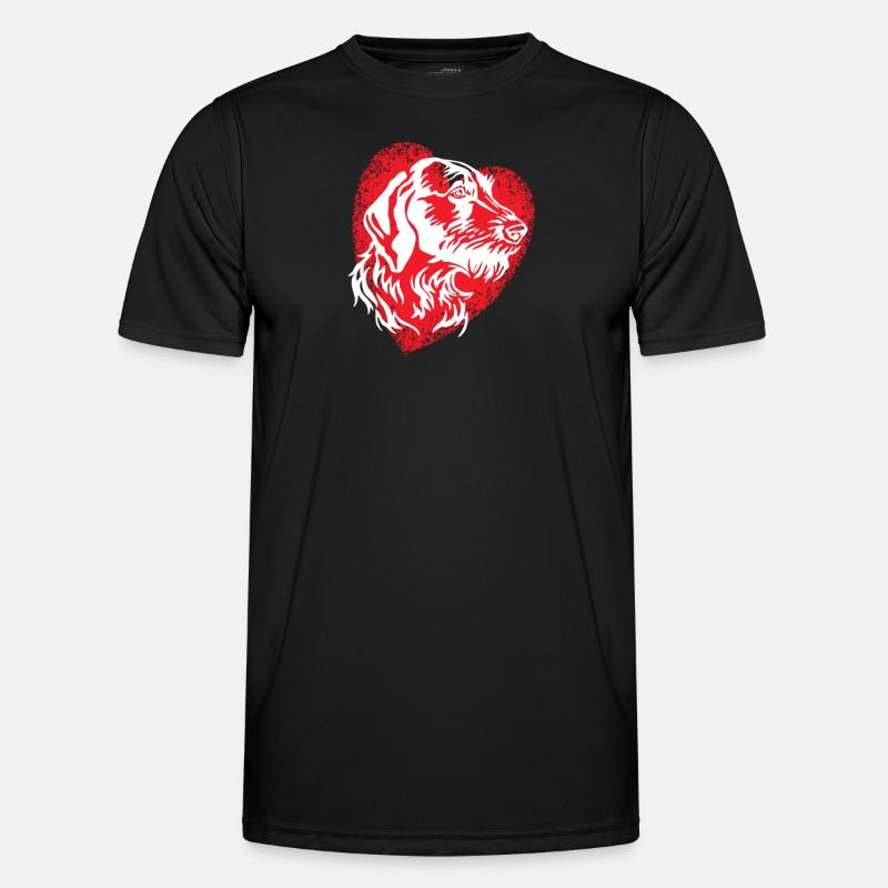 Hunde Deutsch Drahthaar Hundebesitzer - Männer Funktions-T-Shirt - Schwarz