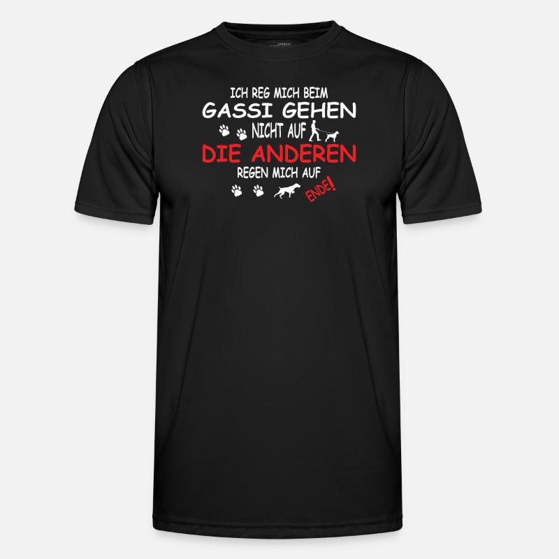 Hunde Deutsch Drahthaar Hundebesitzer - Männer Funktions-T-Shirt - Schwarz