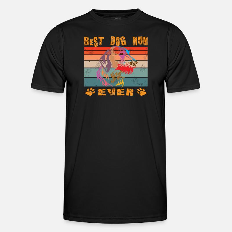 Hunde Deutsch Drahthaar Hundebesitzer - Männer Funktions-T-Shirt - Schwarz