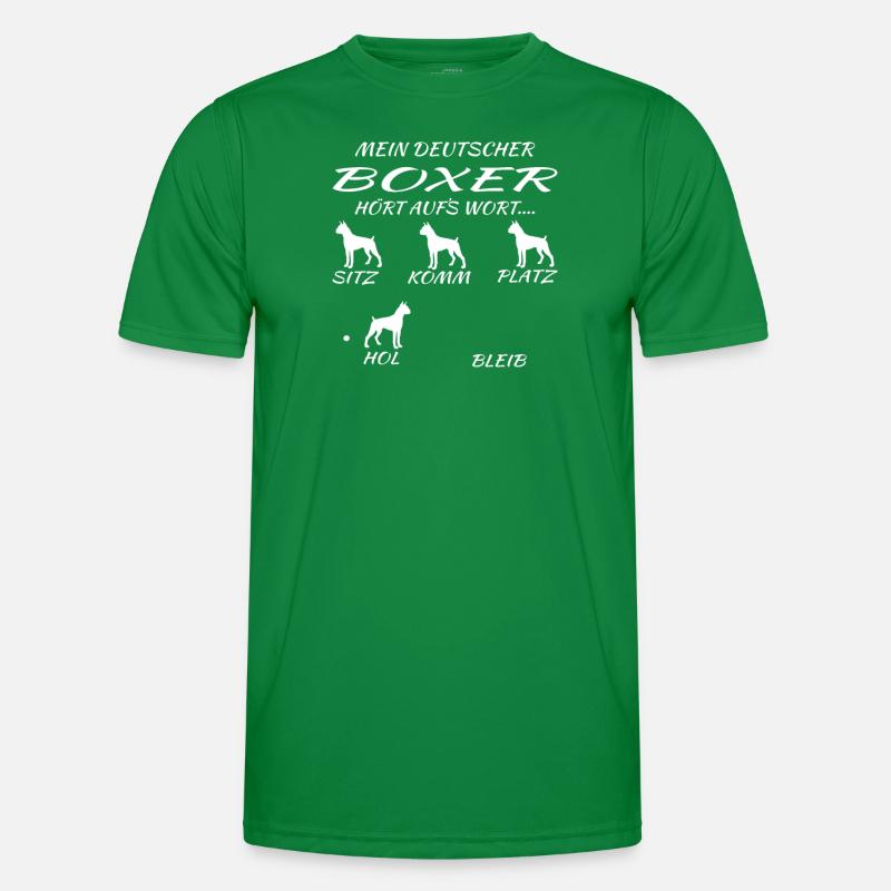 Hund Boxer Hundebesitzer Geschenkidee Männer Funktions-T-Shirt