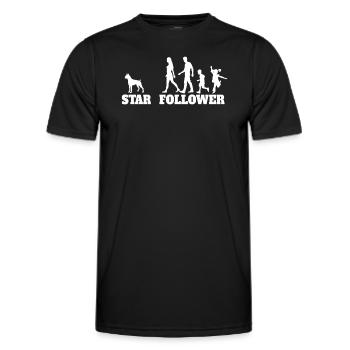 Dog Boxer Dog Owner Gift Idea - Men's Functional T-Shirt - black - Front - AI Model Male 178 dark (178cm)