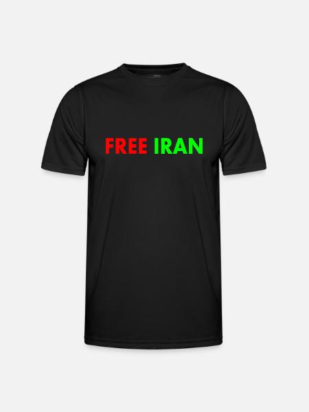 Free iran - Men's Functional T-Shirt - black