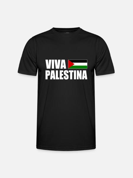 Viva palestina - Men's Functional T-Shirt - black