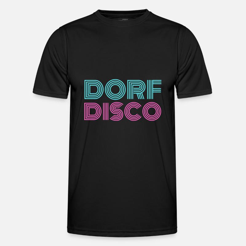 Dorf Disco Legenden Ackerparty Männer Funktions-T-Shirt