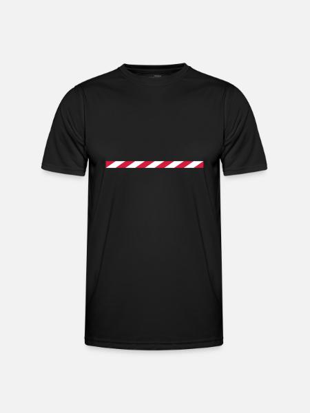 shut-off tape - Men's Functional T-Shirt - black