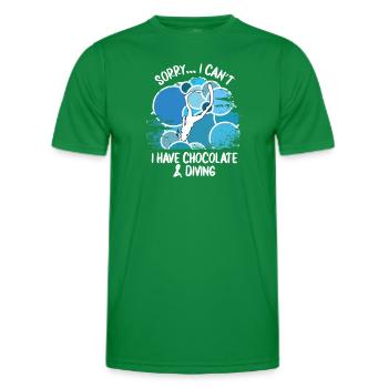 Taucher tauchen Sporttaucher Gerätetauchen - Männer Funktions-T-Shirt - Kelly Green - Vorne - AI Model Male 178 dark (178cm)