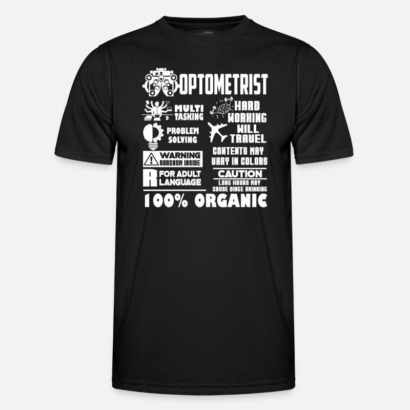 Optometrist Optometrist Solve Problems - Men's Functional T-Shirt - black