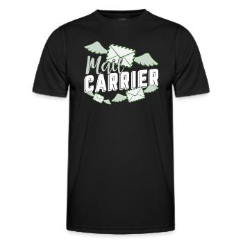 Proud To Be A Mail Carrier - Men's Functional T-Shirt - black - Front - AI Model Male 178 dark (178cm)