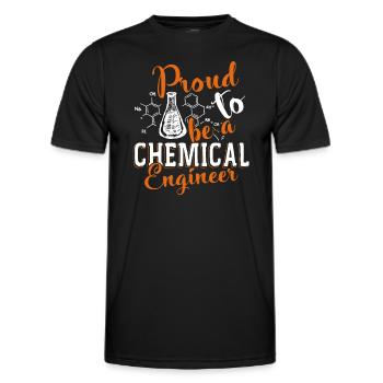 Chemical Engineer Proud To Be A Chemical Engineer - Men's Functional T-Shirt - black - Front - AI Model Male 178 dark (178cm)