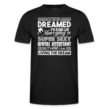 Dental Assistant Marrying A Dental Assistant - Men's Functional T-Shirt - black - Front - AI Model Male 178 dark (178cm)