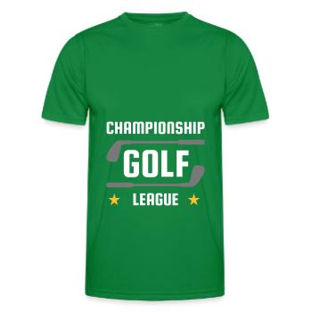 Championship golf league (Golfschläger, Sterne) - Männer Funktions-T-Shirt - Kelly Green - Vorne - AI Model Male 178 dark (178cm)