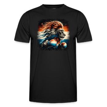 Conception de la chemise Boxer Couleurs nationales néerlandaises - T-shirt sport Homme - noir - Devant - AI Model Male 178 dark (178cm)