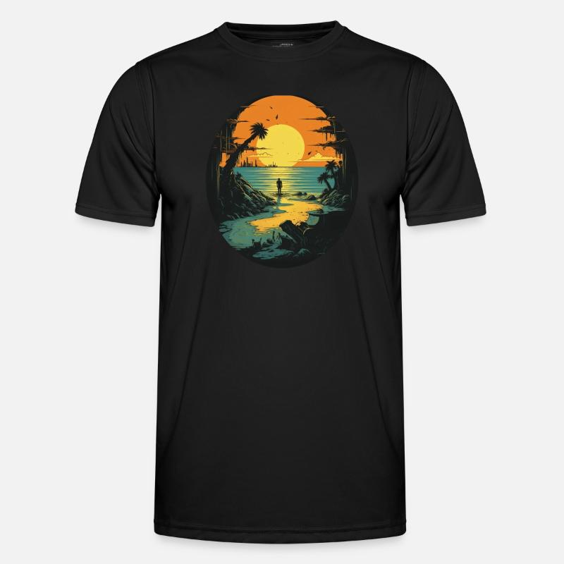 Plage T-shirt sport Homme