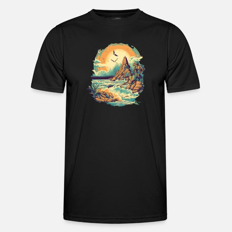 Plage T-shirt sport Homme