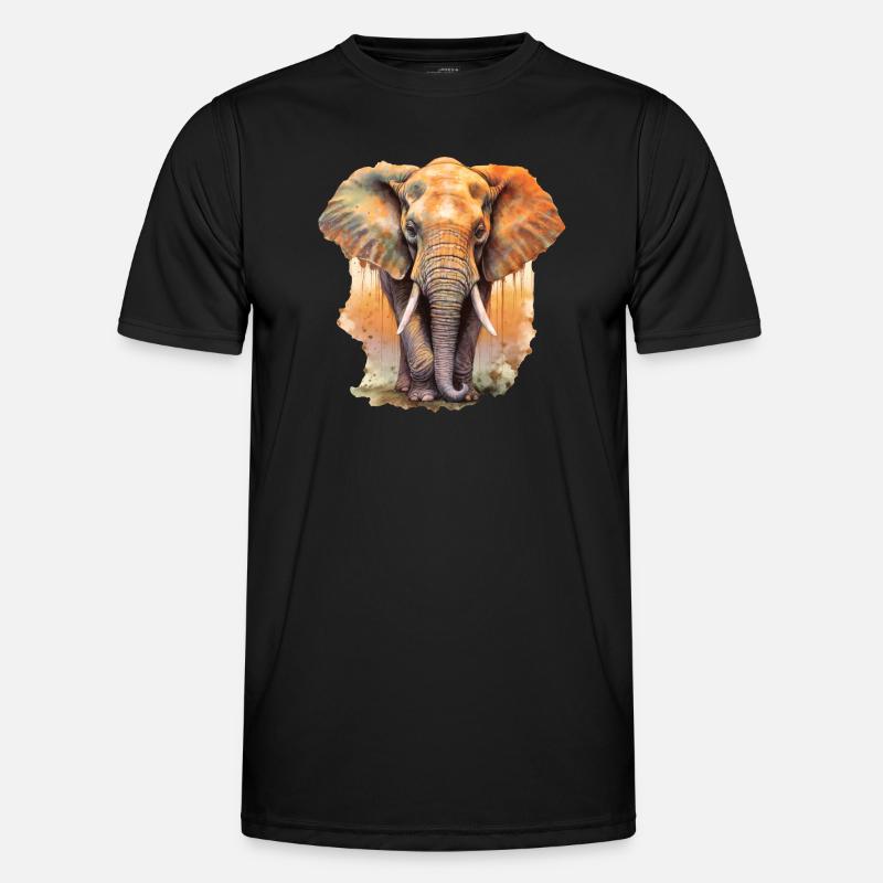 Elephant - Men's Functional T-Shirt - black