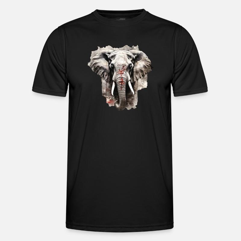 Elephant - Men's Functional T-Shirt - black
