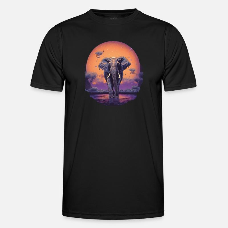 Elephant - Men's Functional T-Shirt - black
