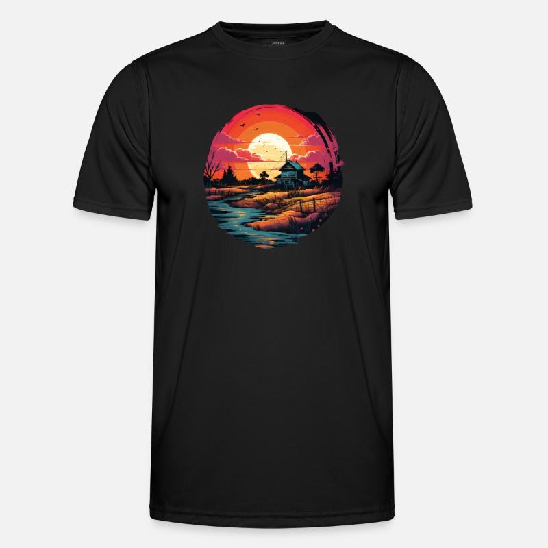 Paysage T-shirt sport Homme