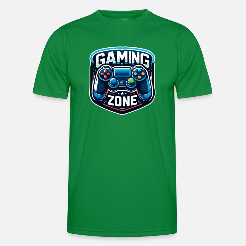 Gaming Zone - Controller Illustration Men's Functional T-Shirt