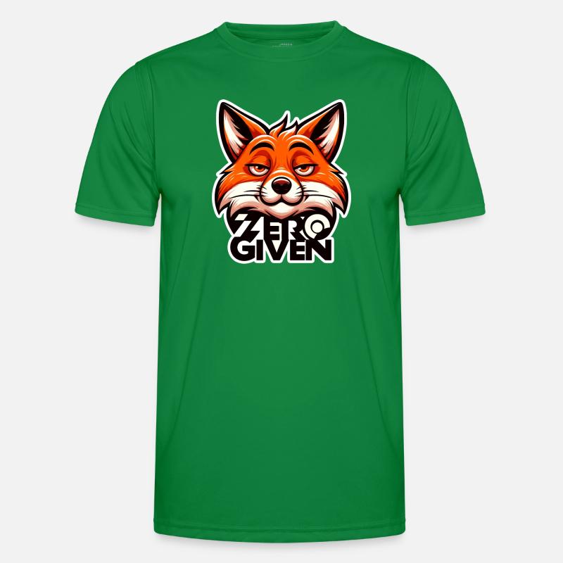 Zero Given - Fox Illustration Men's Functional T-Shirt
