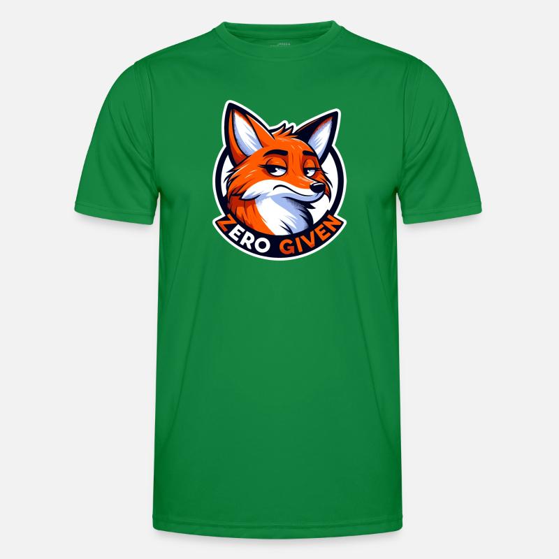 Zero Given - Fox Illustration Men's Functional T-Shirt